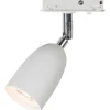 Skensystem-Belid Radiell Spotlight Global 1-Fas Vitstruktur/Mattvit