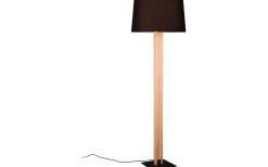 Golvlampor-Trio Lighting Rahul Golvlampa LED + E27 trä/svart
