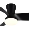 Takfläktar < Reality Randers Takfläkt 76cm LED mattsvart