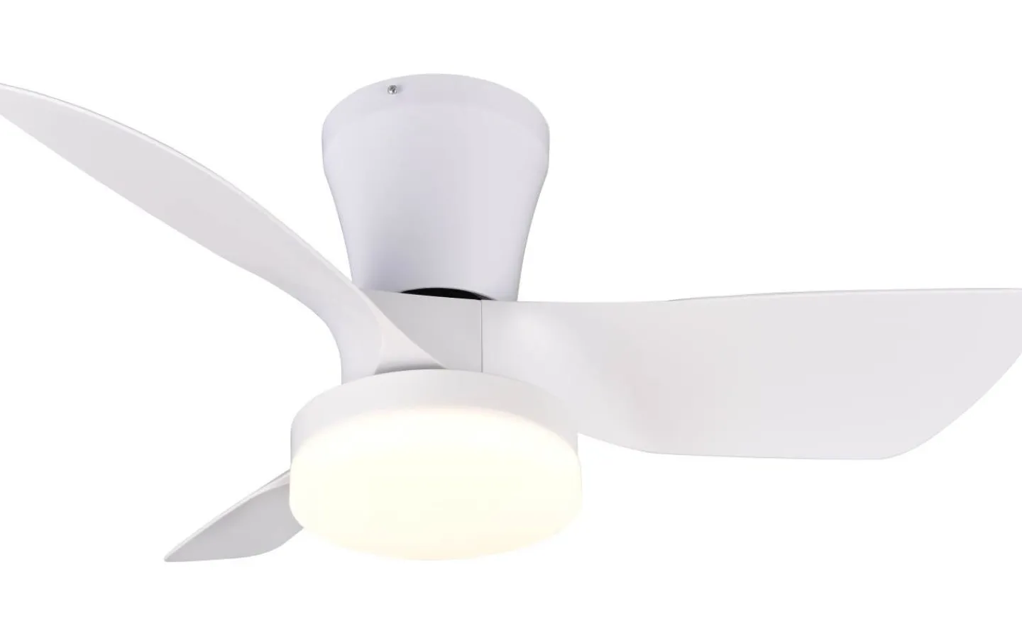 Takfläktar-Reality Randers Takfläkt 76cm LED matt vit
