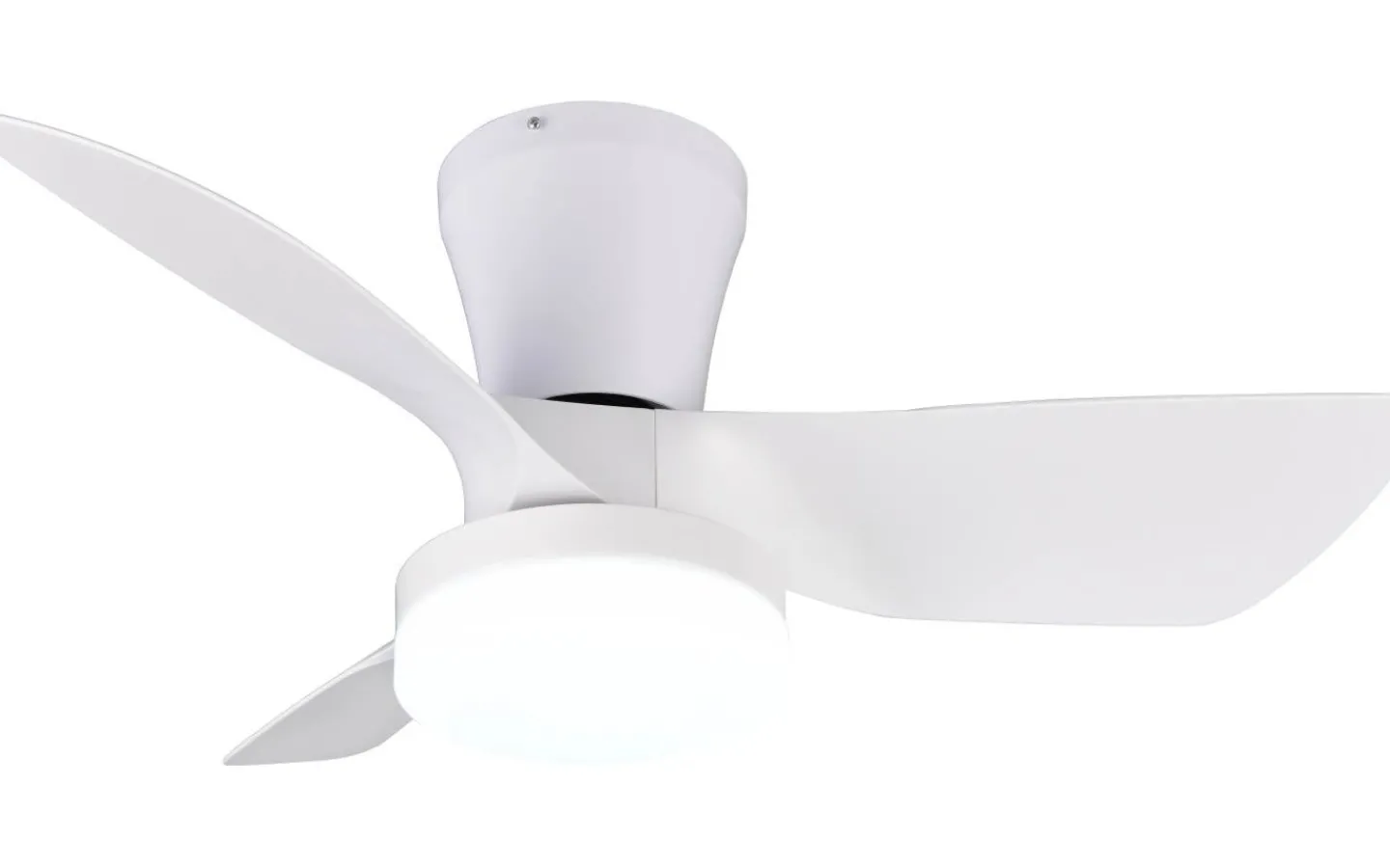 Takfläktar-Reality Randers Takfläkt 76cm LED matt vit