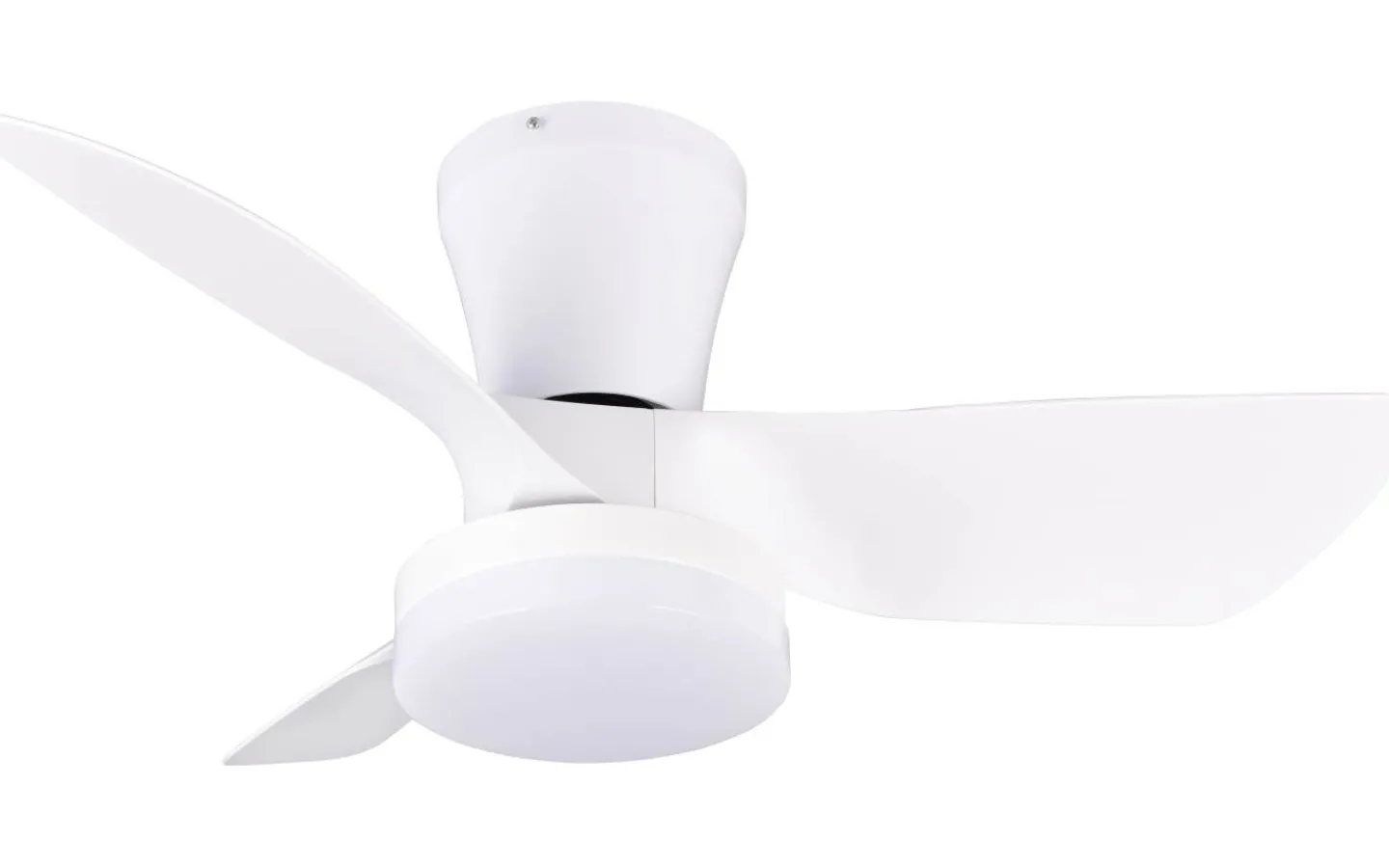 Takfläktar-Reality Randers Takfläkt 76cm LED matt vit