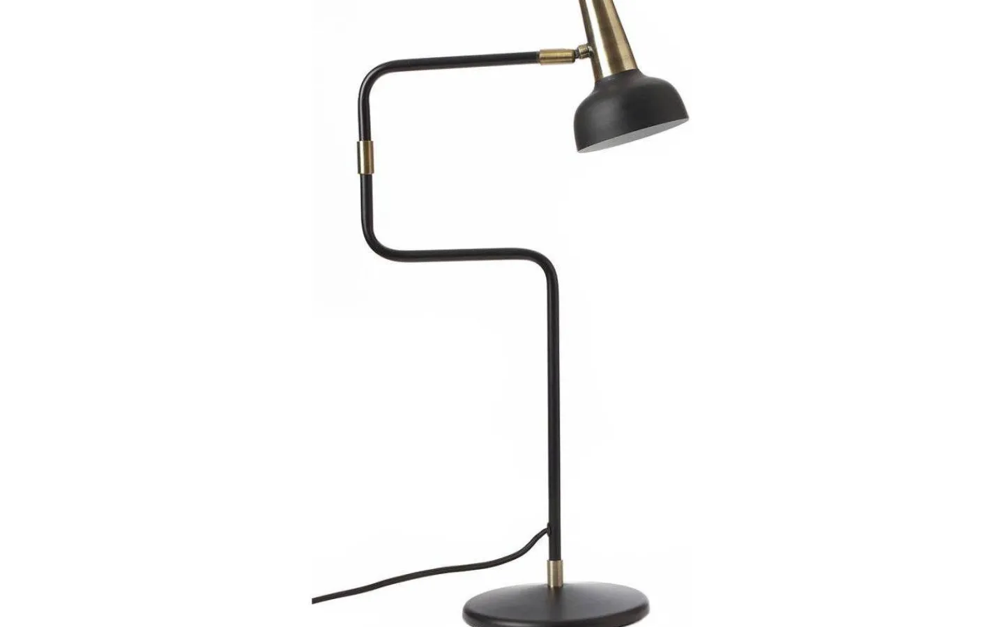 Sovrum|Skrivbordslampor-CO Bankeryd Ray Bordslampa 57cm Svart/Mässing