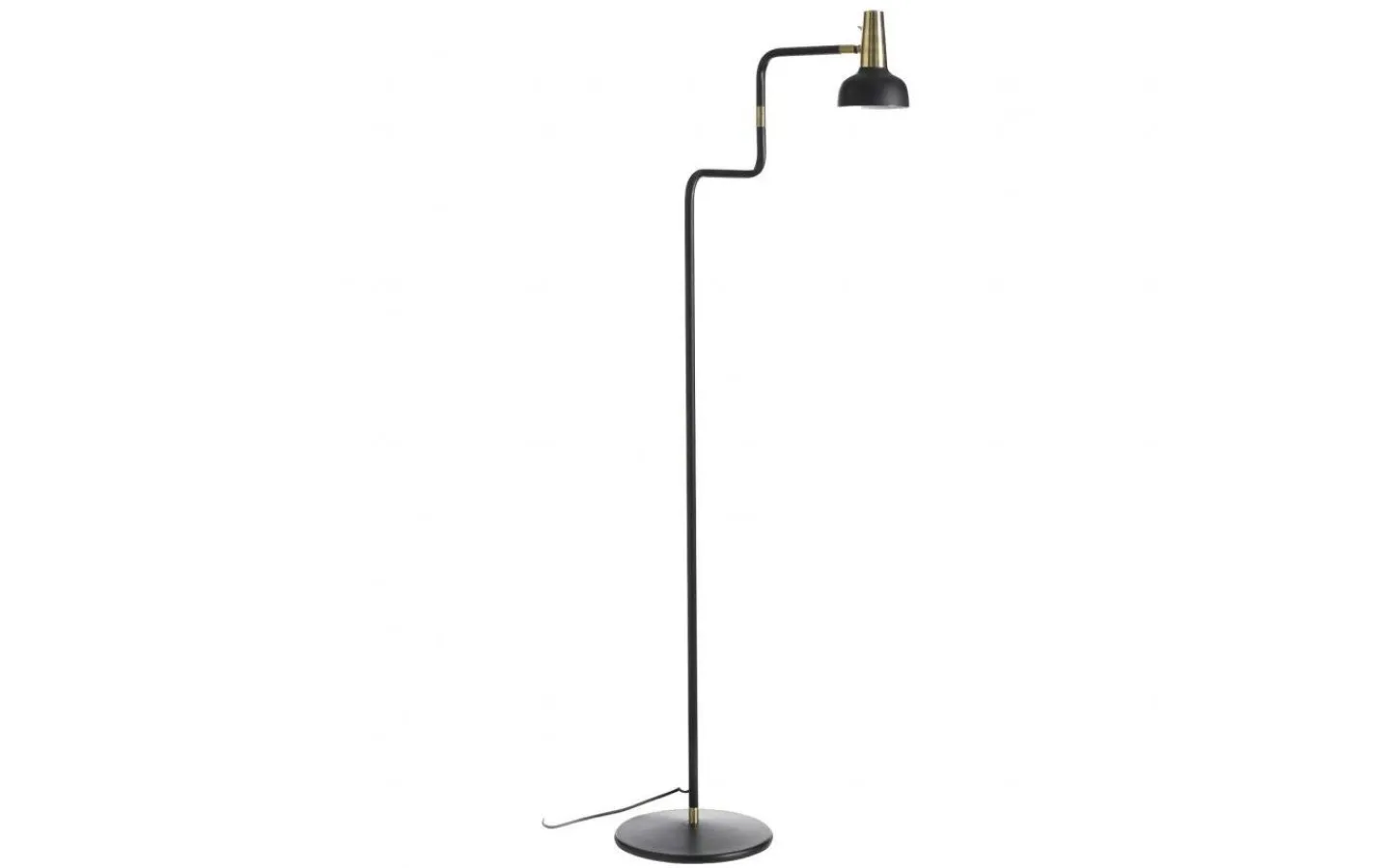 Golvläslampor|Vardagsrum < CO Bankeryd Ray Golvlampa 127cm Svart/Mässing