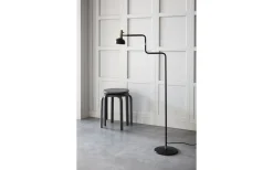 Golvläslampor|Vardagsrum < CO Bankeryd Ray Golvlampa 127cm Svart/Mässing