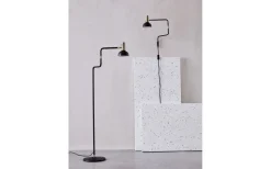 Golvläslampor|Vardagsrum < CO Bankeryd Ray Golvlampa 127cm Svart/Mässing