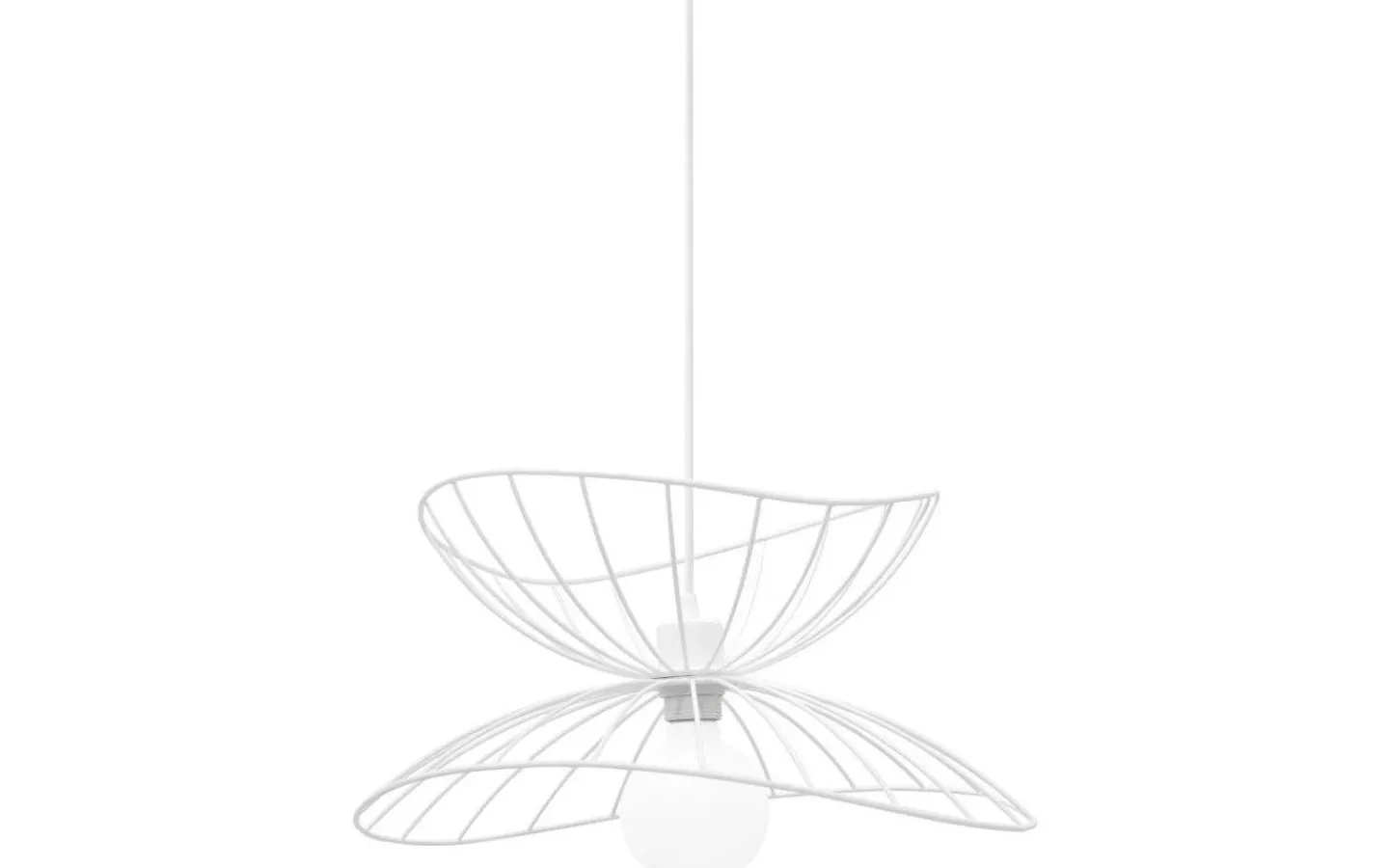 Vardagsrum|Sovrum-Globen Lighting Ray Taklampa 45cm E27 Vit