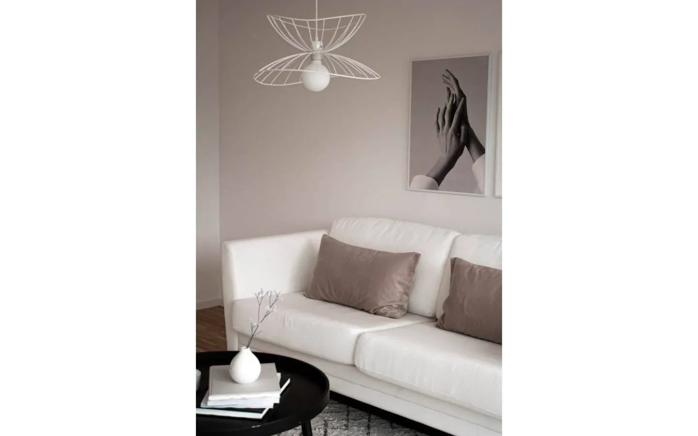 Vardagsrum|Sovrum-Globen Lighting Ray Taklampa 45cm E27 Vit