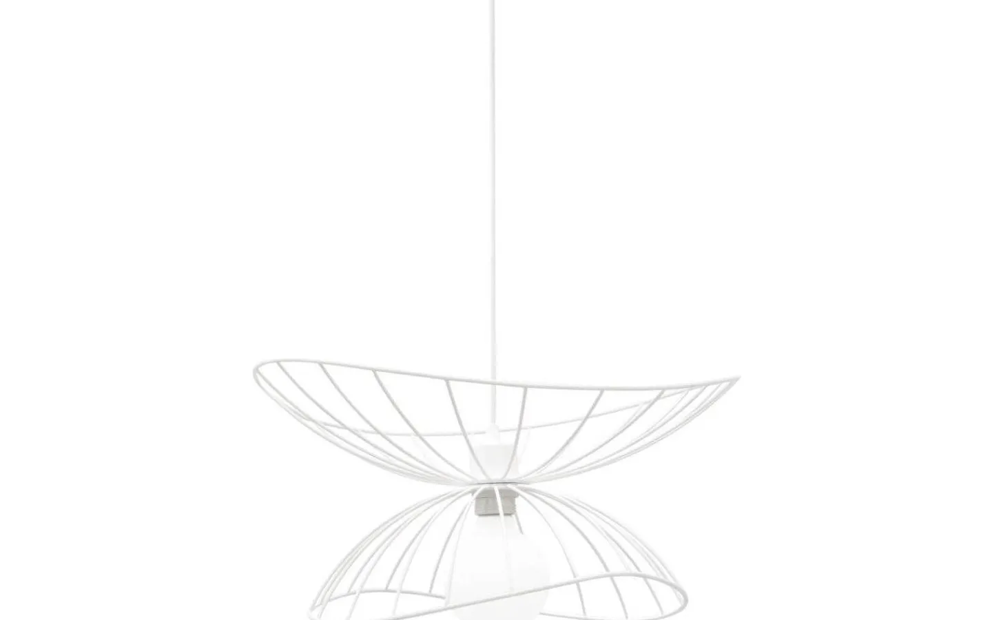 Vardagsrum|Sovrum-Globen Lighting Ray Taklampa 45cm E27 Vit