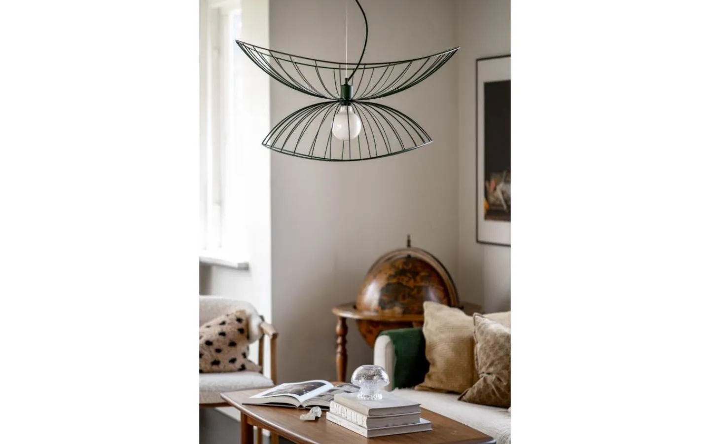 Stora Taklampor Ø70-150 Cm-Globen Lighting Ray Taklampa 70cm Grön