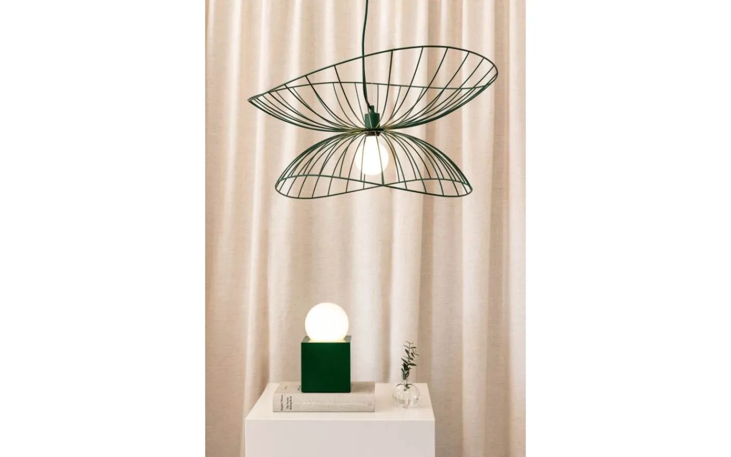Stora Taklampor Ø70-150 Cm-Globen Lighting Ray Taklampa 70cm Grön