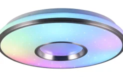 Plafonder-Reality Realta Plafond LED 39cm borstad aluminium RGBW