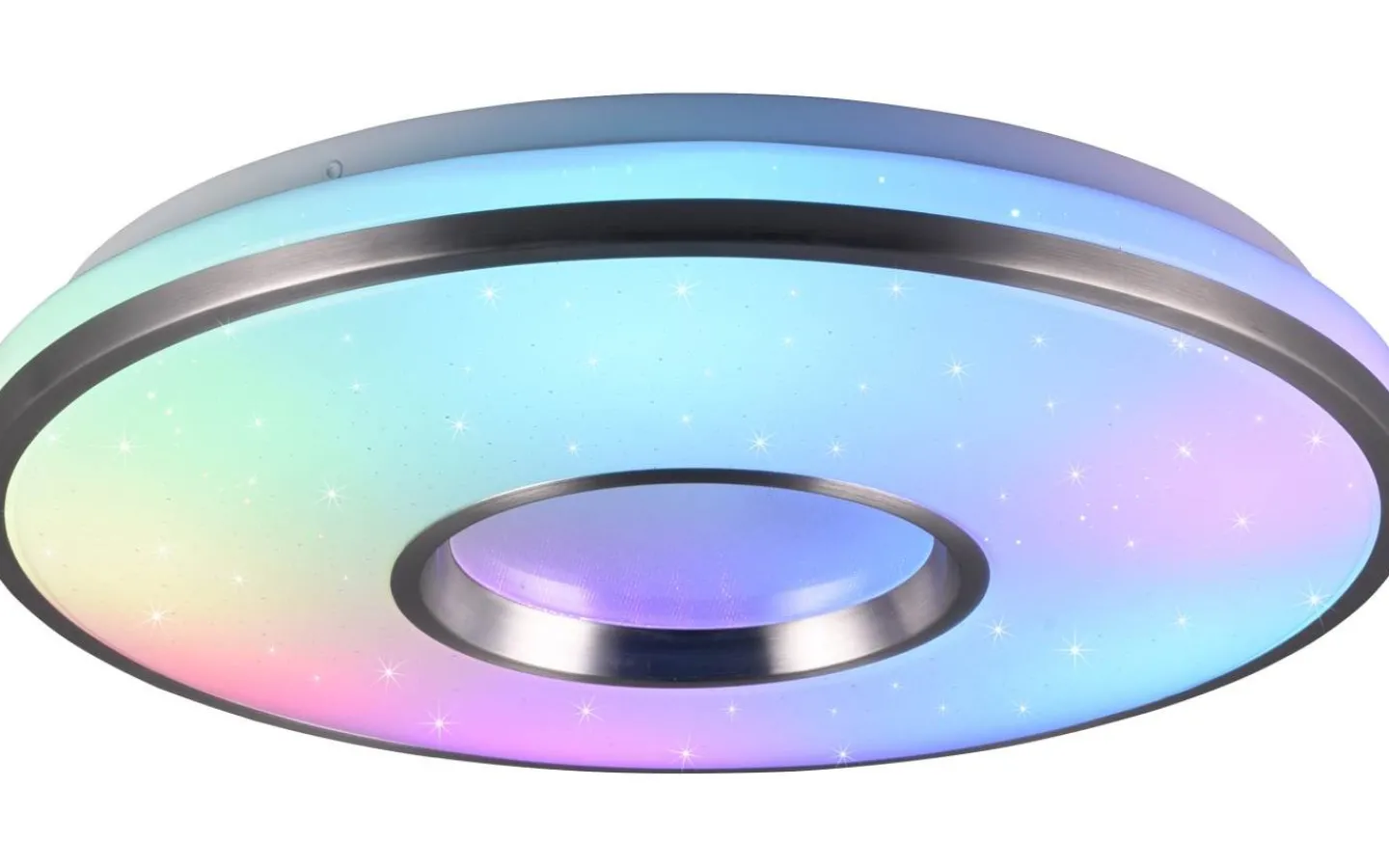 Plafonder-Reality Realta Plafond LED 39cm borstad aluminium RGBW