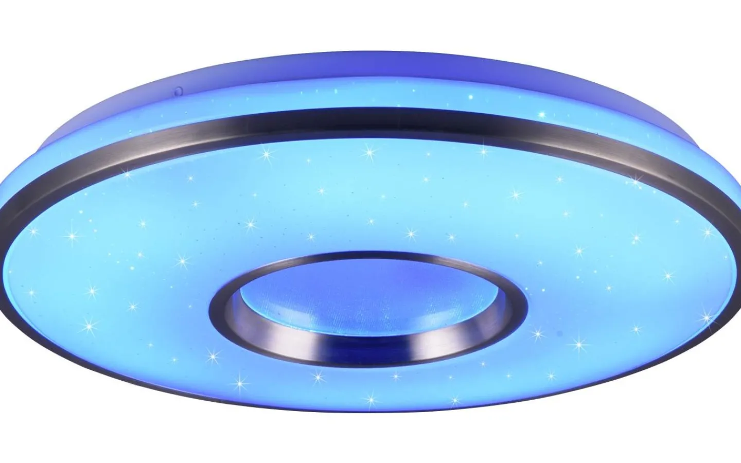 Plafonder-Reality Realta Plafond LED 39cm borstad aluminium RGBW