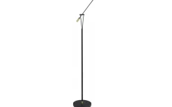 Golvlampor|Golvläslampor-Texa Design Recco Golvlampa 152cm LED CCT 7W Svart/Mässing
