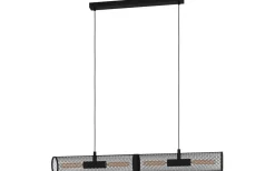 Avlånga Taklampor < Eglo Redcliffe Taklampa 108cm Svart