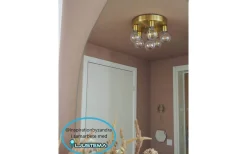 Badrum|Hall & Trappa < Belid Regal Plafond 32cm 6L Mässing