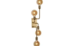 Lampetter-Belid Regal Vägglampa 70cm Mässing