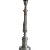 Lampfötter-Hallbergs Regent Lampfot 50cm Antik Silver