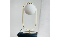Bordslampor-Dyberg Larsen Reims Bordslampa 40cm Opal/Mässing