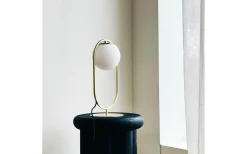 Bordslampor-Dyberg Larsen Reims Bordslampa 40cm Opal/Mässing