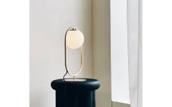 Bordslampor-Dyberg Larsen Reims Bordslampa 40cm Opal/Mässing