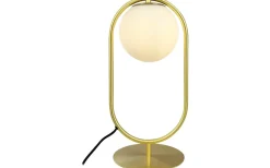 Bordslampor-Dyberg Larsen Reims Bordslampa 40cm Opal/Mässing