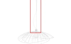 Reservglas Och Reservdelar-Globen Lighting Reservdel Upphäng till 258008 Ray Vit
