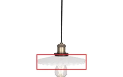 Reservglas Och Reservdelar < Globen Lighting Reservglas till Cobbler Fönsterlampa Ø25cm Vit