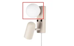 Reservglas Och Reservdelar < Globen Lighting Reservglas till 4343 Doppio D10 Vit