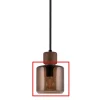 Reservglas Och Reservdelar-Globen Lighting Reservglas till 644306 DOT 11 Brun