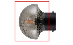 Reservglas Och Reservdelar-Globen Lighting Reservglas till 6312 Fungo 16 IP44 Rök