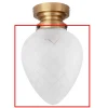 Reservglas Och Reservdelar-Globen Lighting Reservglas till 6901 Juni D20 Slipad Vit