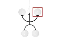 Reservglas Och Reservdelar < Globen Lighting Reservglas till 2850 Luna X D16 Vit