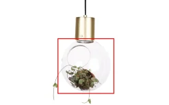 Reservglas Och Reservdelar < Globen Lighting Reservglas till 6410 Pendel Hole Klar