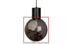 Reservglas Och Reservdelar < Globen Lighting Reservglas till 6410 Pendel Hole Rök