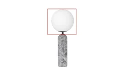Reservglas Och Reservdelar-Globen Lighting Reservglas till Torrano Bordslampa Ø20cm Vit/Svart
