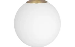 Reservglas Och Reservdelar < Globen Lighting Reservglas till Torrano Pendel Ø15cm Vit/Mässing