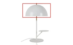 Reservglas Och Reservdelar < Globen Lighting Reservskärm till 414008 Bord Butler Vit