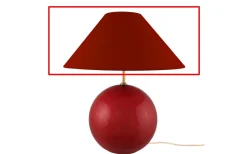 Reservglas Och Reservdelar-Globen Lighting Reservskärm till 6246 Iris 35 Burgundy
