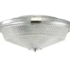 Plafonder-Oriva Retro Plafond 44cm Krom