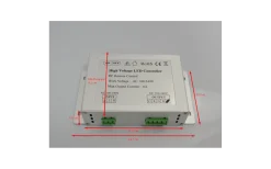 230V Led Slinga|230V Led Slinga < TeraLite LED RGB kontroller med RF-fjärr för 230V RGB Led strip Vit