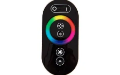 230V Led Slinga|230V Led Slinga < TeraLite LED RGB kontroller med RF-fjärr för 230V RGB Led strip Svart