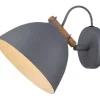Läslampor-Halo Design Århus Vägglampa Grå/Trä