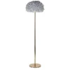 Golvlampor < Mauro Ferretti Rhythm Golvlampa Fjädrar 170cm Grå