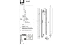 Badrumslampor Vägg-Aneta Ribera Spegellampa 63cm LED 9W 3000K Krom IP44