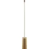 Golvfötter < Globen Lighting Rib Golvfot 129cm Borstad Mässing