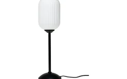 Bordslampor < Dyberg Larsen Riflet Bordslampa 52cm Opal/Svart