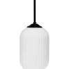 Fönsterlampor < Dyberg Larsen Riflet Fönsterlampa 14cm Opal/Svart