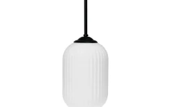 Fönsterlampor < Dyberg Larsen Riflet Fönsterlampa 14cm Opal/Svart